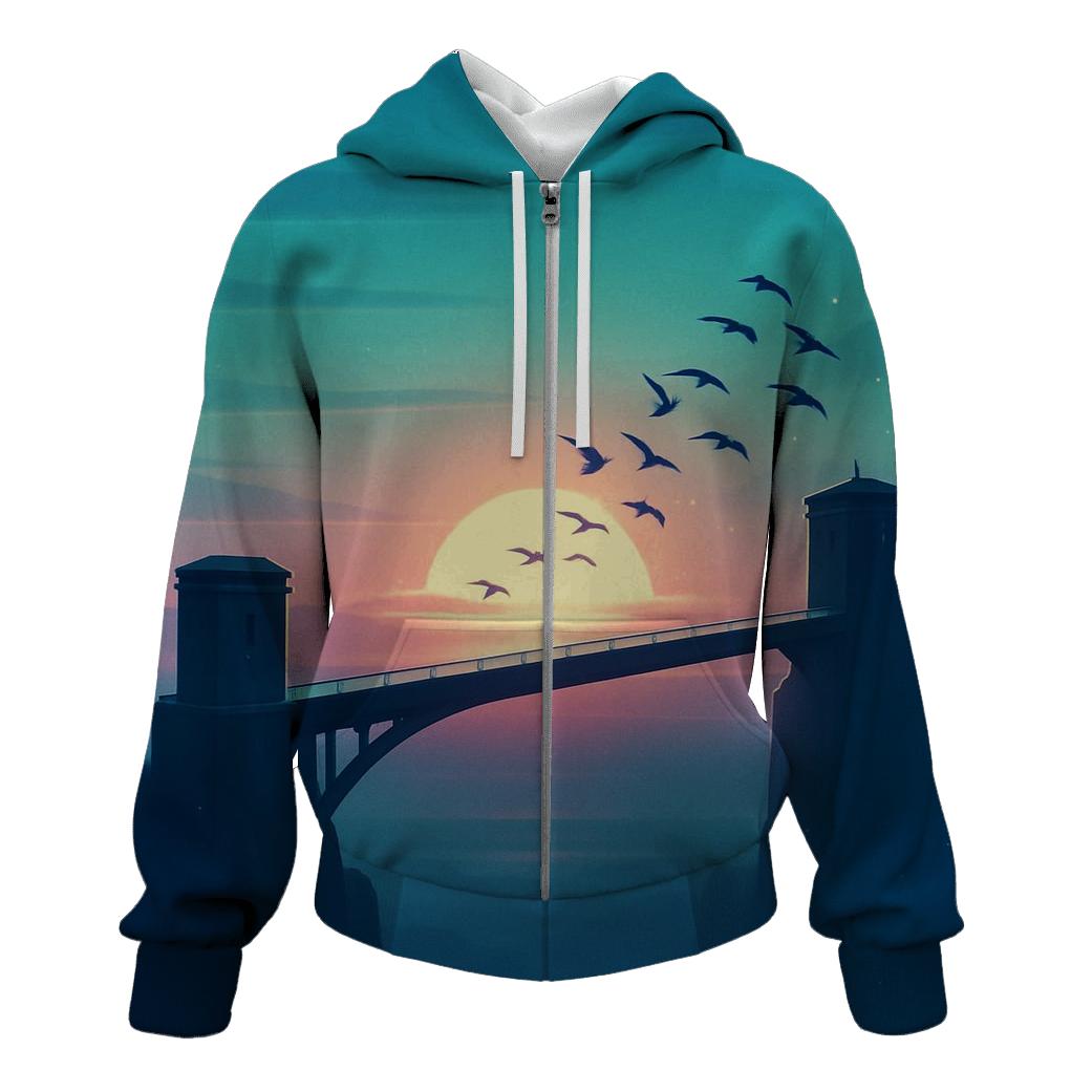 Skybridge Afterglow Drift lightweight hoodies