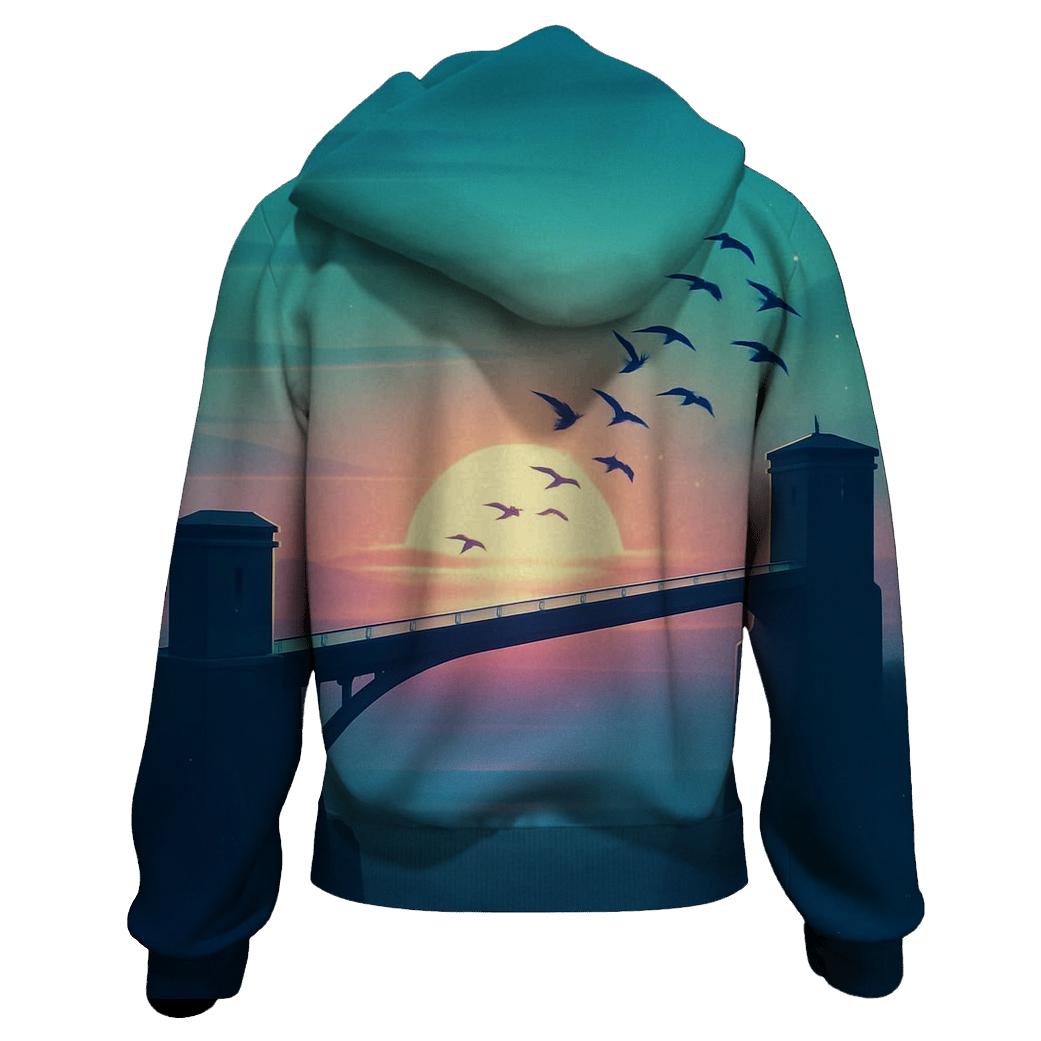 Skybridge Afterglow Drift lightweight hoodies