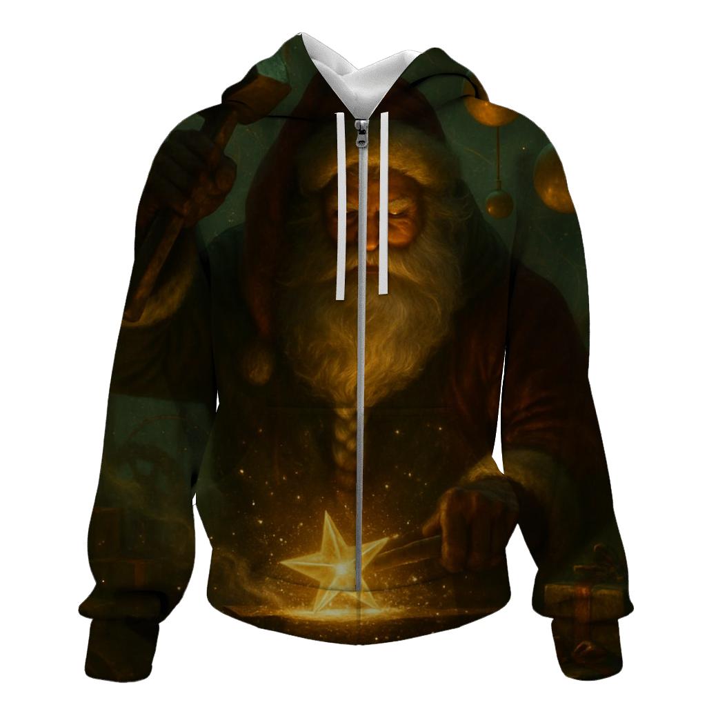 Santa The Cosmic Toymaker Forge lightweight hoodies