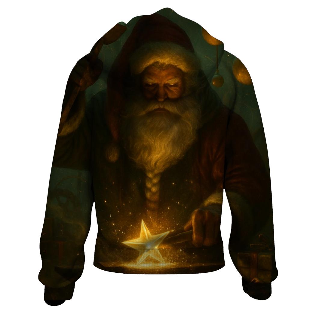 Santa The Cosmic Toymaker Forge lightweight hoodies