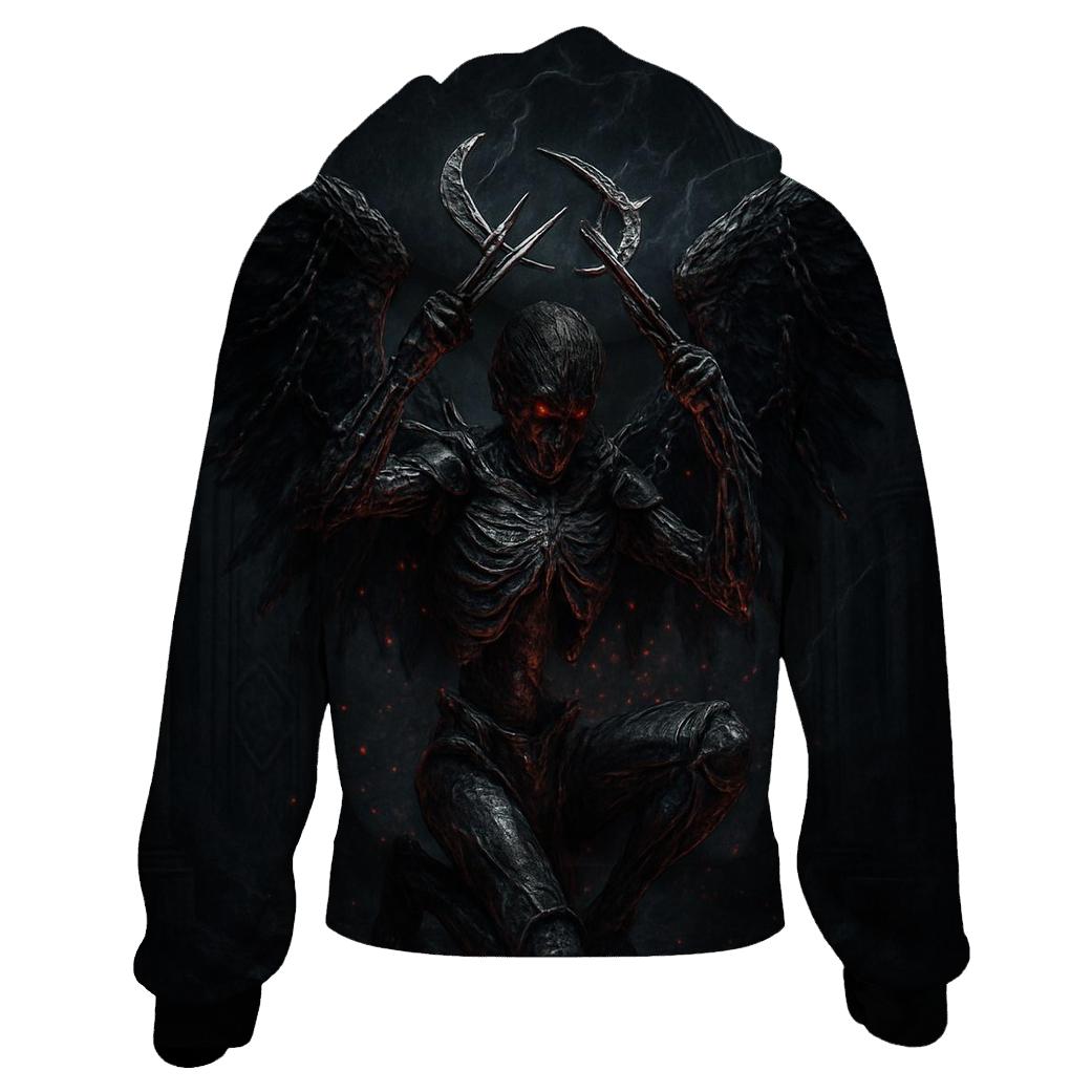 Iron Seraph Of The Broken Halo embroidered hoodies