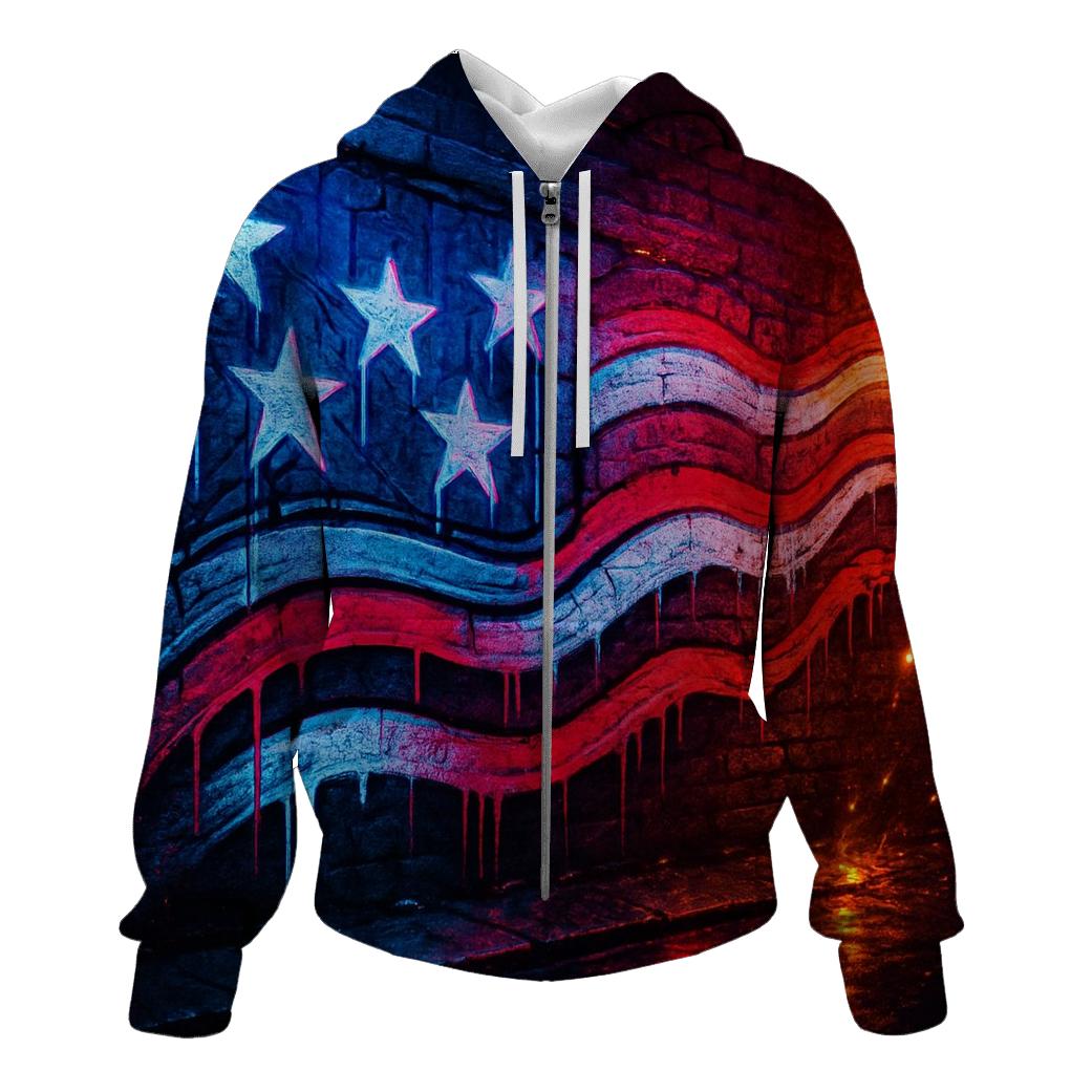 Neon Alley Starstripe Riot hoodies fashion