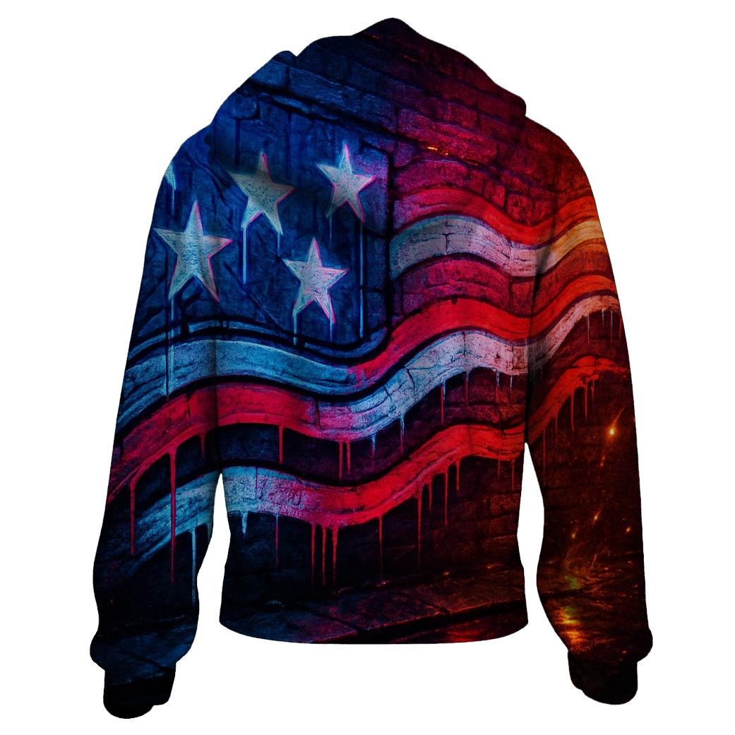 Neon Alley Starstripe Riot hoodies fashion
