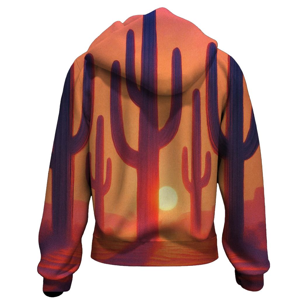 Cactus Cathedral Sunset hoodie trends