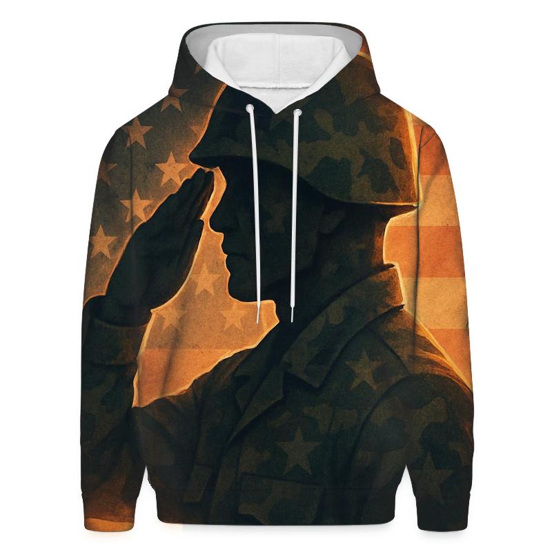 Camouflage Constellation Salute At Sunrise hoodies fashion