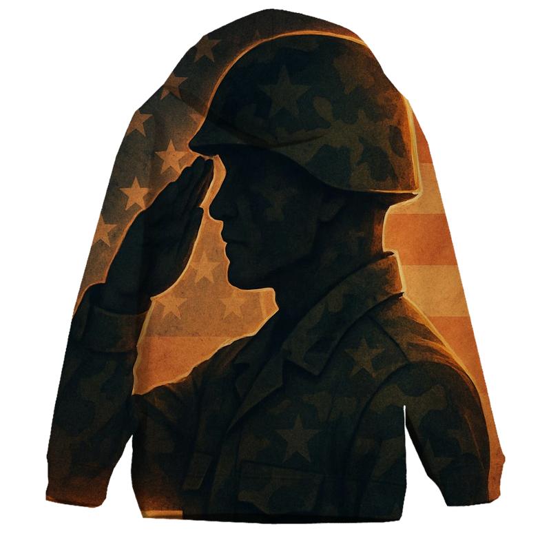Camouflage Constellation Salute At Sunrise hoodies fashion