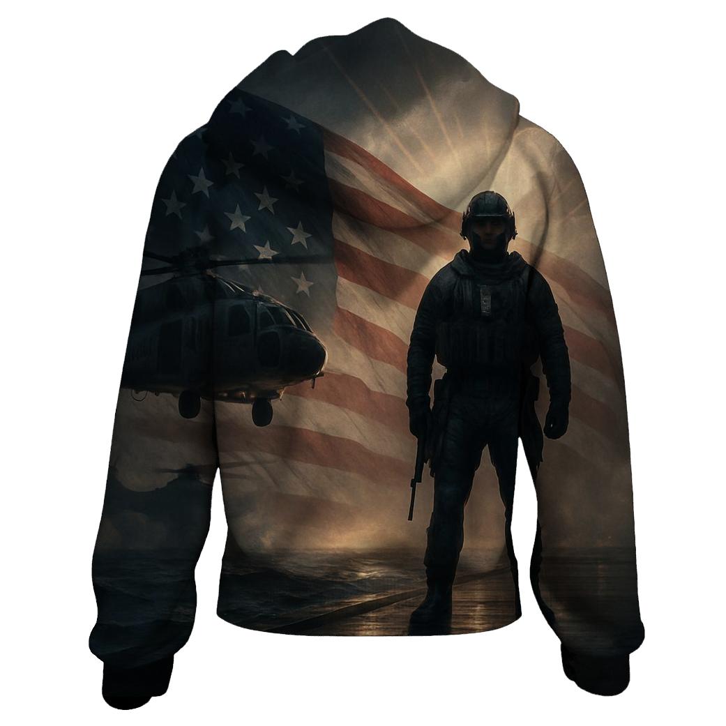 Liberty Beacon Over Storm Swells pullover hoodies