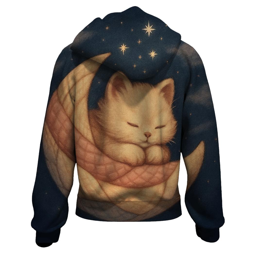 Cozy Comet Quilt Kitten Nest embroidered hoodies