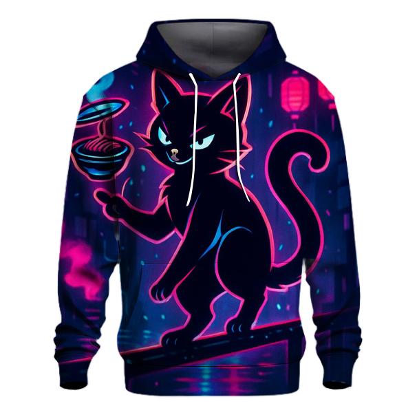 Neon Ramen Alley Alleycat hoodie styles