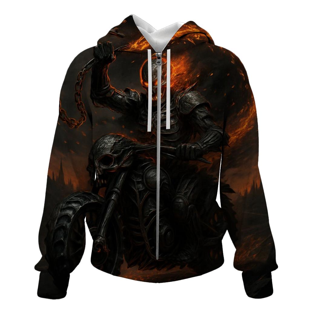 Lava Vein Revenant On The Chain Road designer hoodies