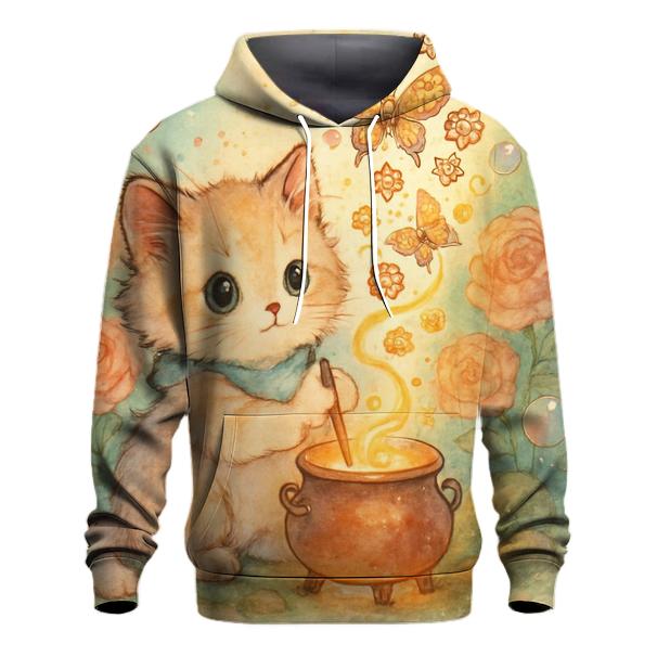Clockwork Garden Kitten Alchemist embroidered hoodies
