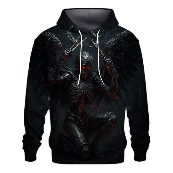 Iron Seraph Of The Broken Halo embroidered hoodies