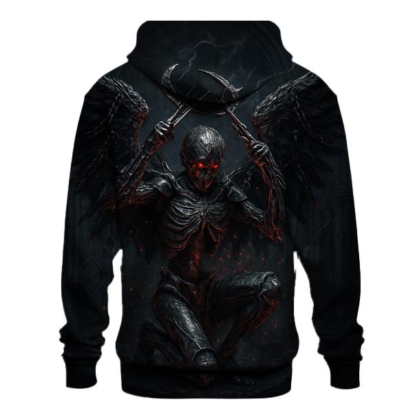 Iron Seraph Of The Broken Halo embroidered hoodies