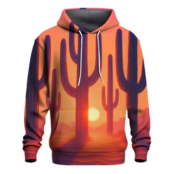 Cactus Cathedral Sunset lightweight hoodies