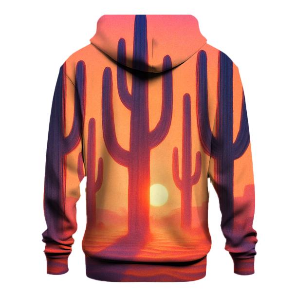 Cactus Cathedral Sunset lightweight hoodies