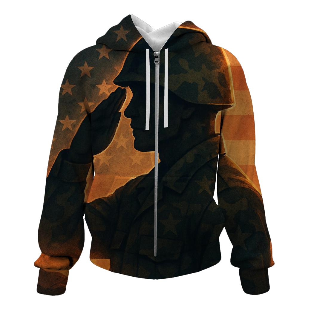 Camouflage Constellation Salute At Sunrise pullover hoodies