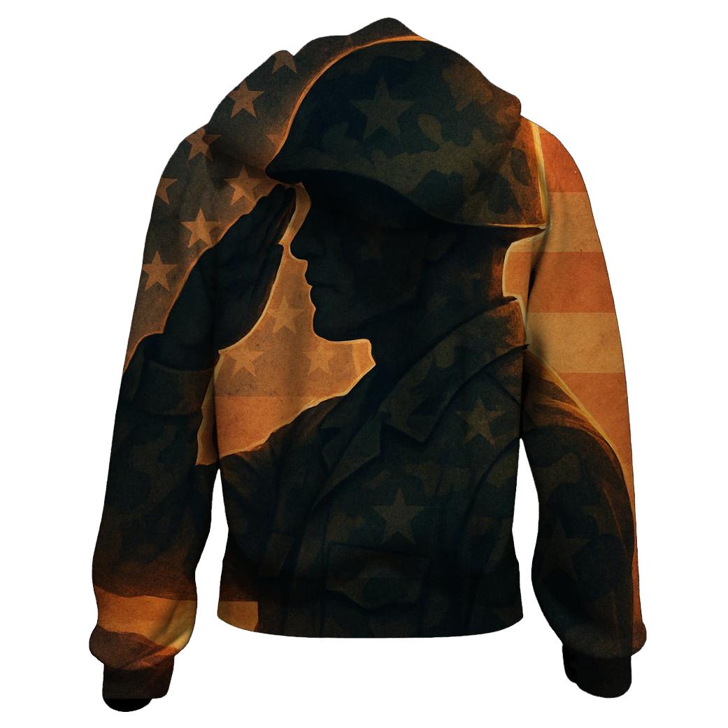 Camouflage Constellation Salute At Sunrise pullover hoodies
