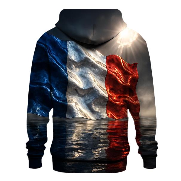 France Metallic Tricolor Storm Crest hoodie styles