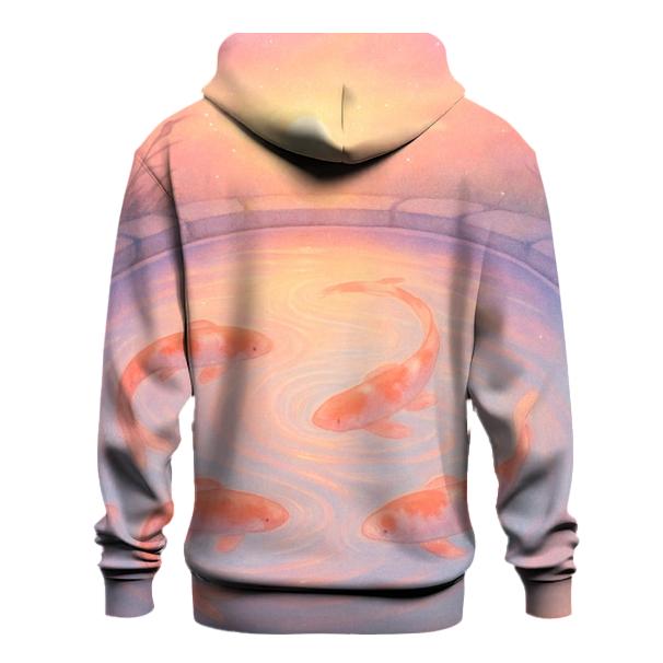 Lantern Koi Dusk Pool custom hoodies