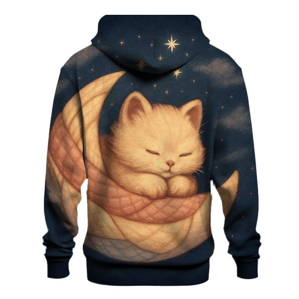 Cozy Comet Quilt Kitten Nest graphic hoodies