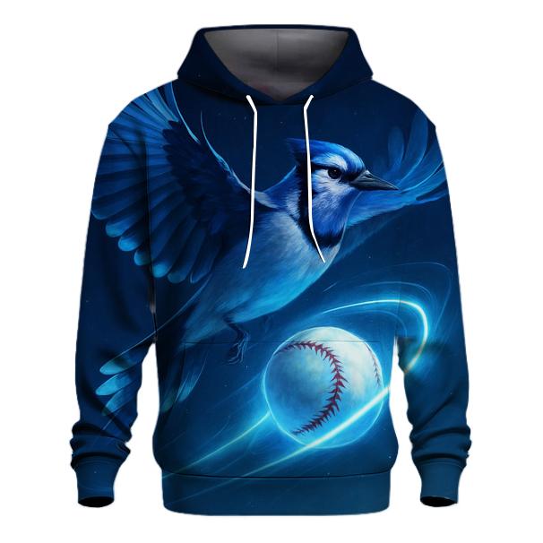 Midnight Flight Blue Jays Fastball Halo graphic hoodies