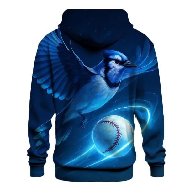 Midnight Flight Blue Jays Fastball Halo graphic hoodies