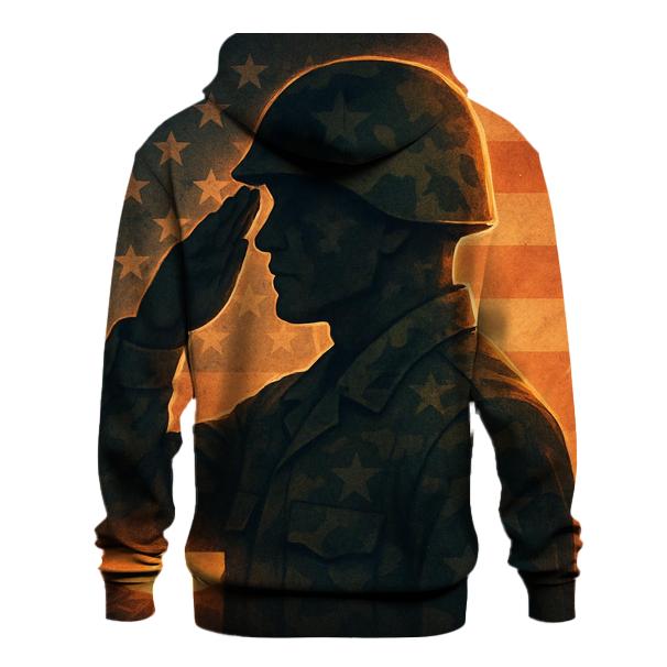 Camouflage Constellation Salute At Sunrise printed hoodies