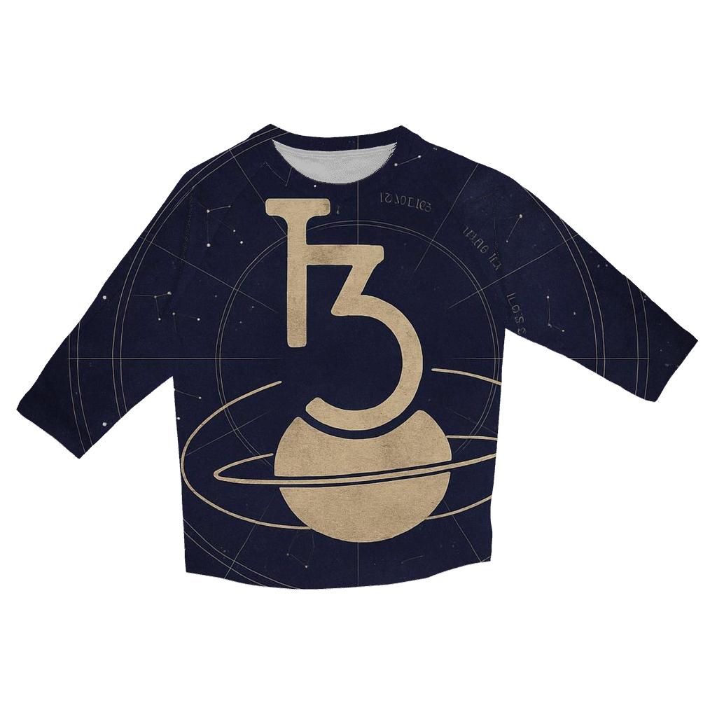 Saturn Return Night Chart Collage personalized 3/4 sleeve tees