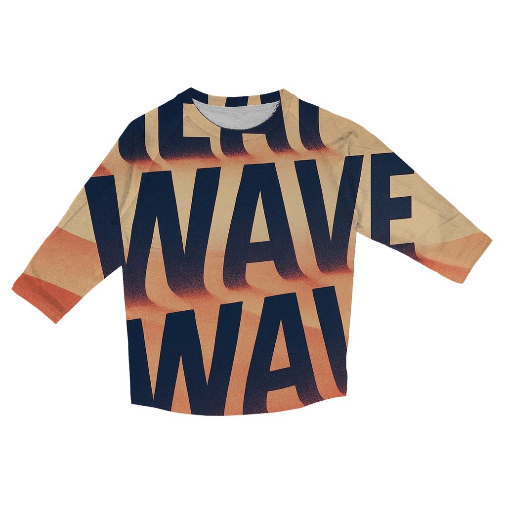 Desert Mirage Typography Poster custom 3/4 sleeve shirts