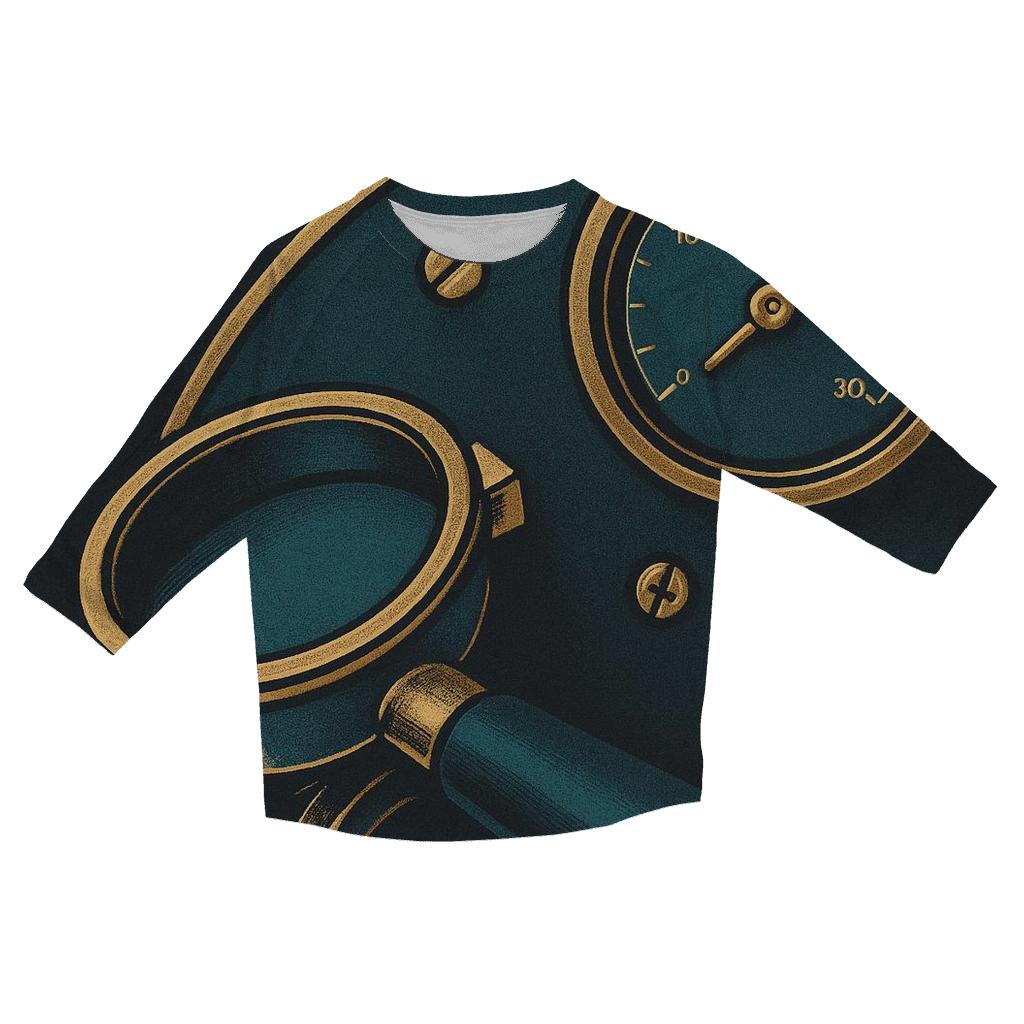 Espresso Arc Mechanics stylish quarter sleeve tops