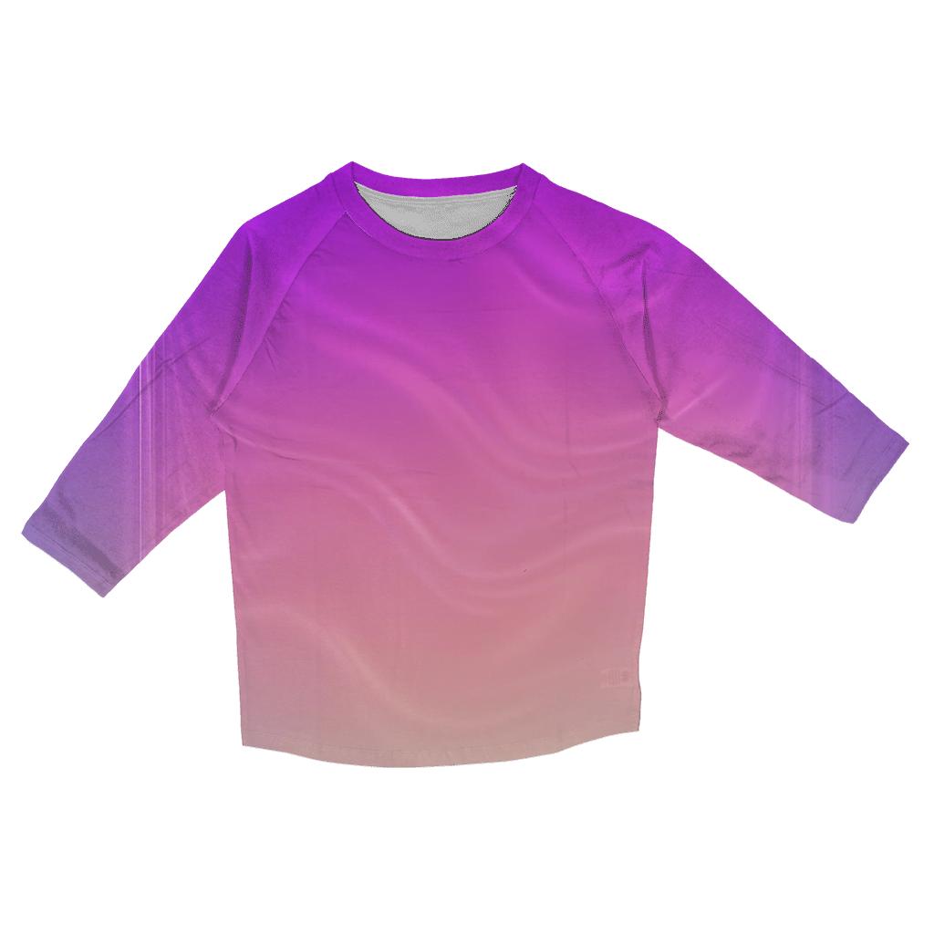 Ultraviolet Tideglass Fade designer 3/4 sleeve blouses