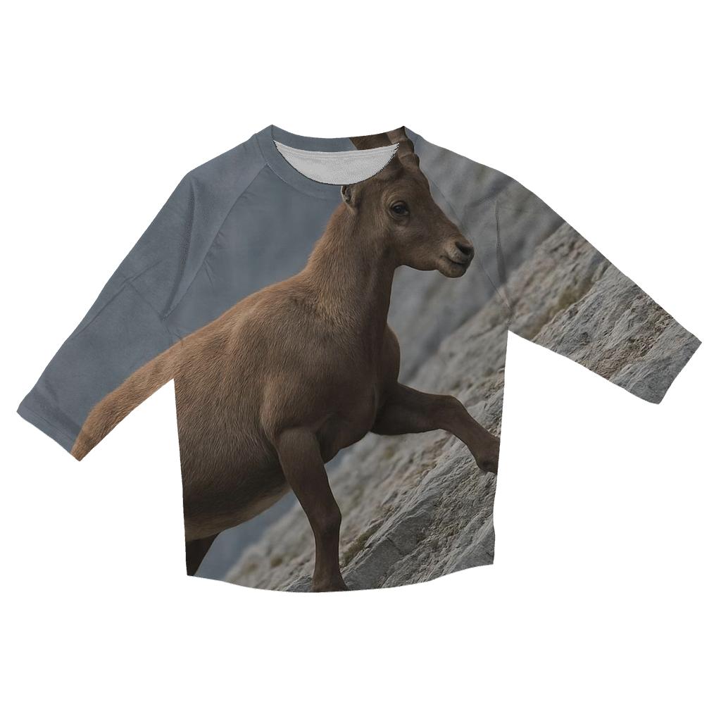 High Step Alpine Ibex printed three quarter sleeve shirts