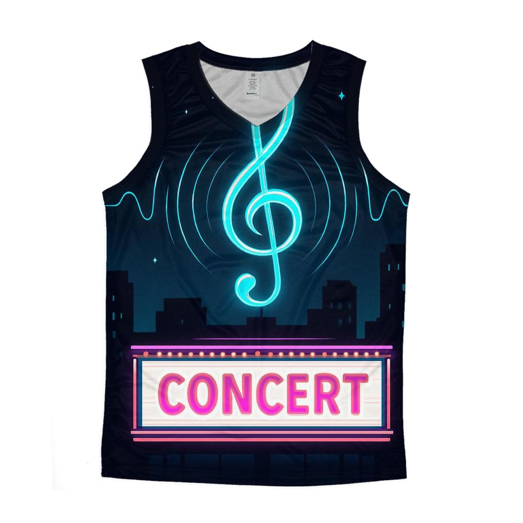 Neon Metro Marquee designer workout tanks