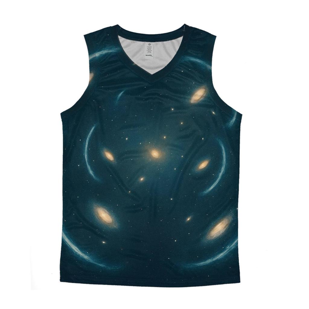 Gravitational Lens Arc Constellation custom tank tops