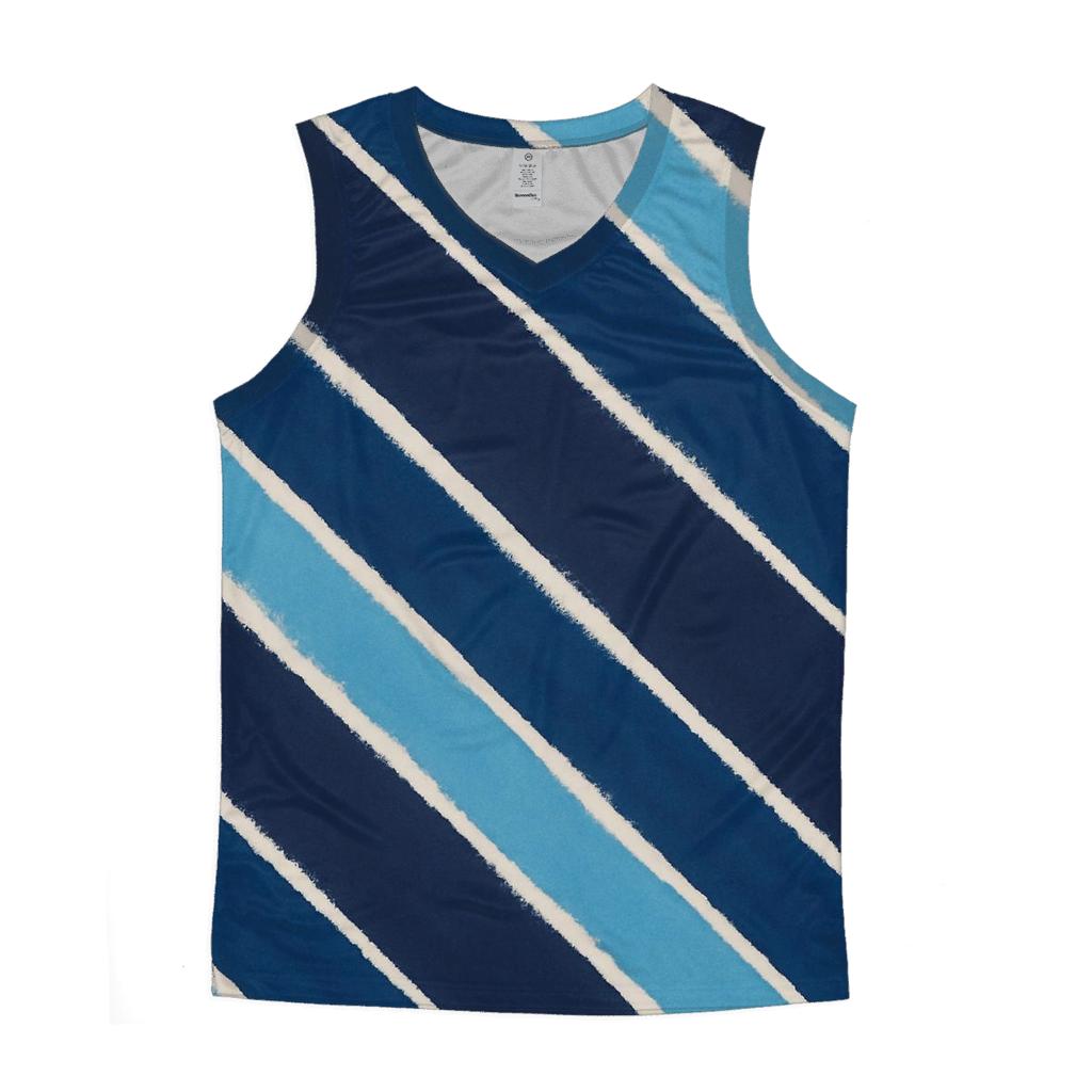 Indigo Arashi Starwind Diagonals trendy fitted tank tops