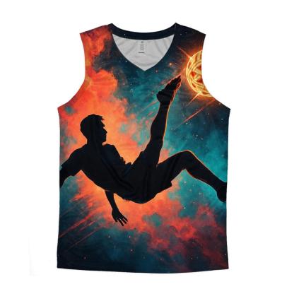 Sepak Takraw Nebula Kick cotton sleeveless tops