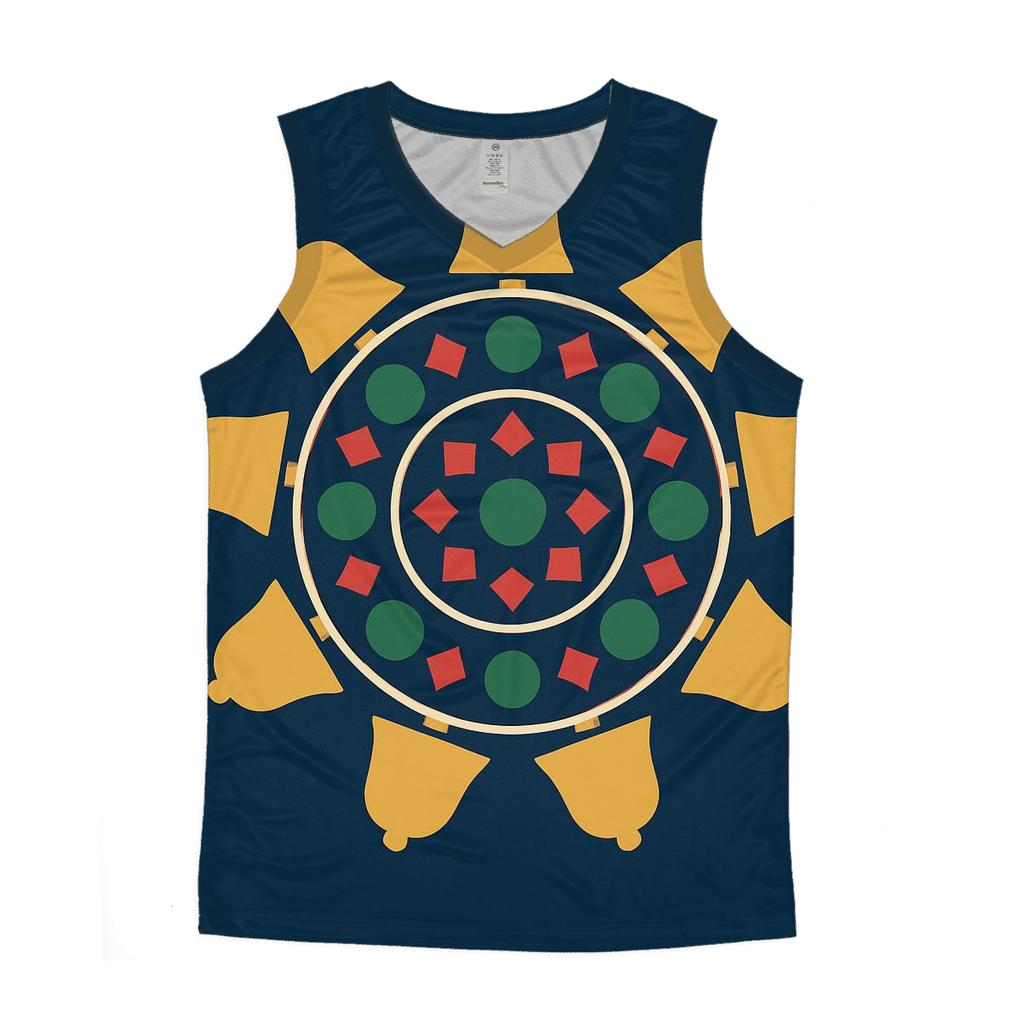 Ornament Mandala Polar Bells casual summer tank tops