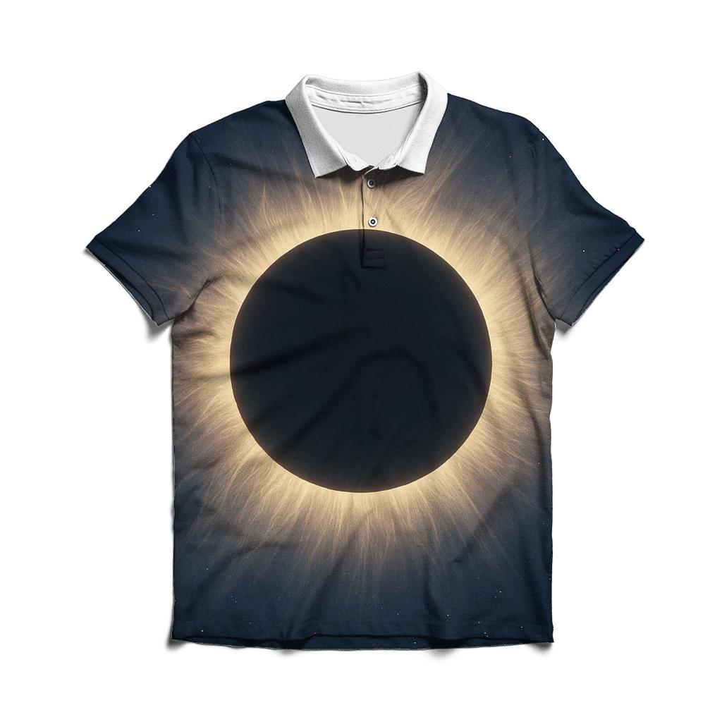 Eclipse Corona Lacework stylish collar polo tees