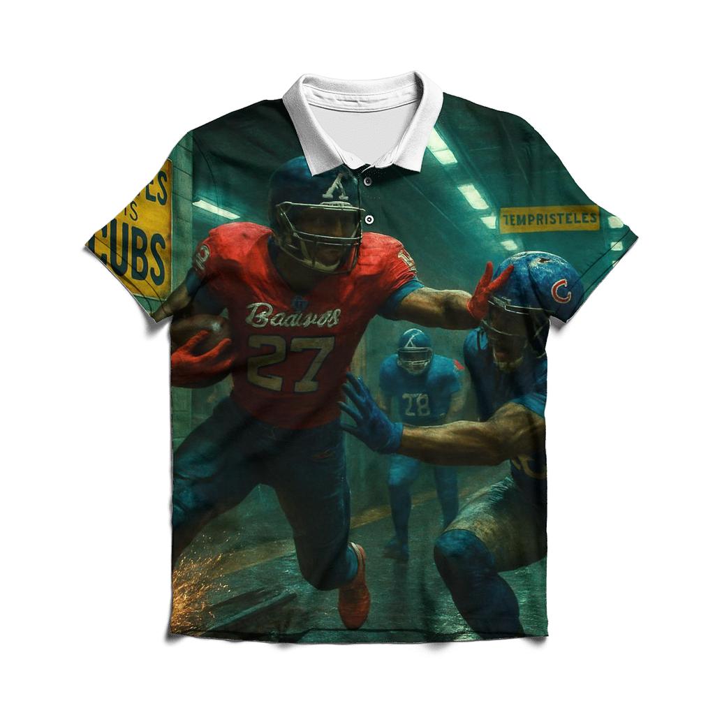 Underground Metro Bowl Braves Versus Cubs embroidered polo tops