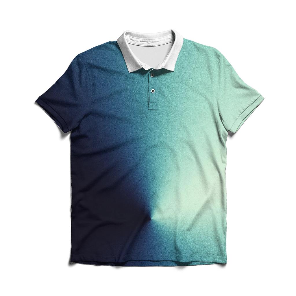 Polar Night Conic Bloom premium cotton polo shirts