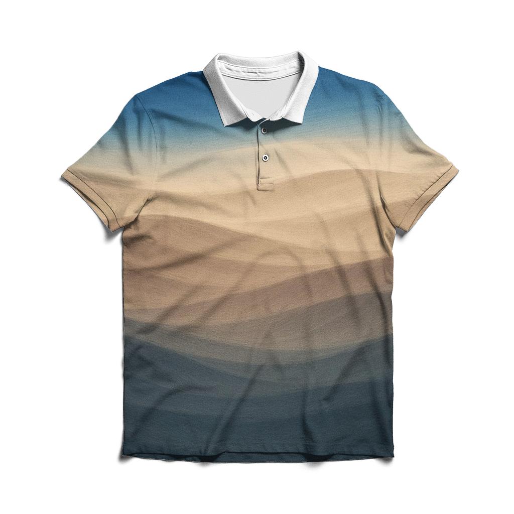 Cobalt Sandstorm Haze casual sports polo shirts