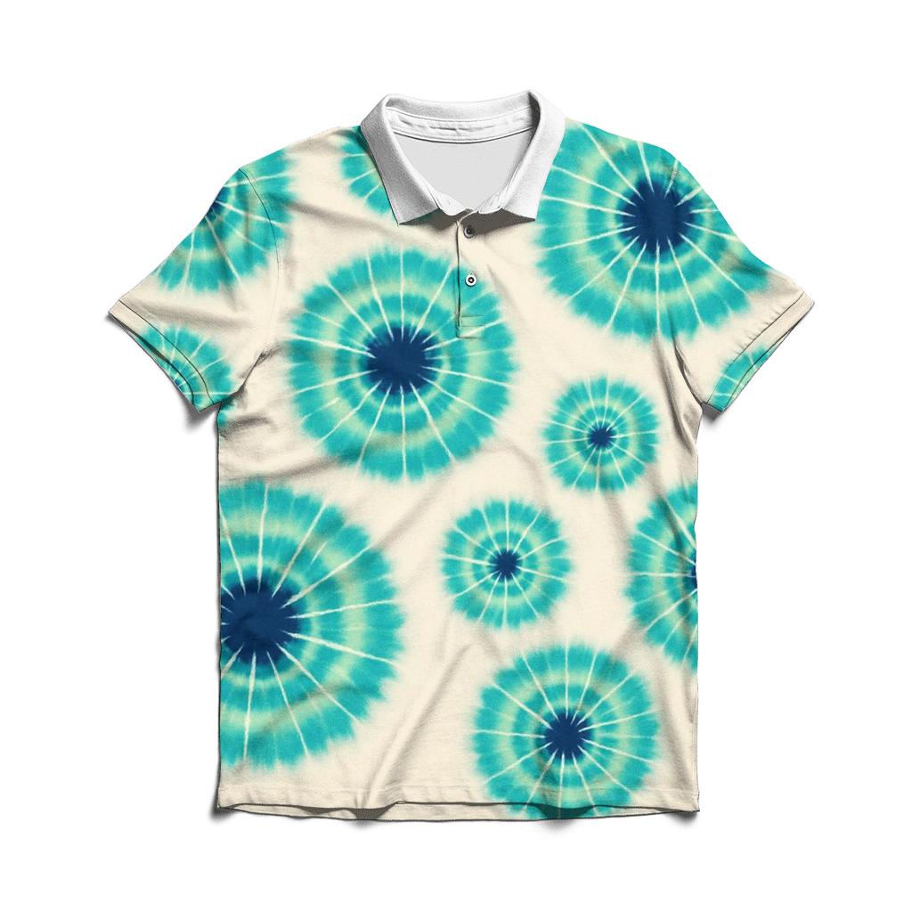 Kumo Constellation Rosette Scatter embroidered polo tops