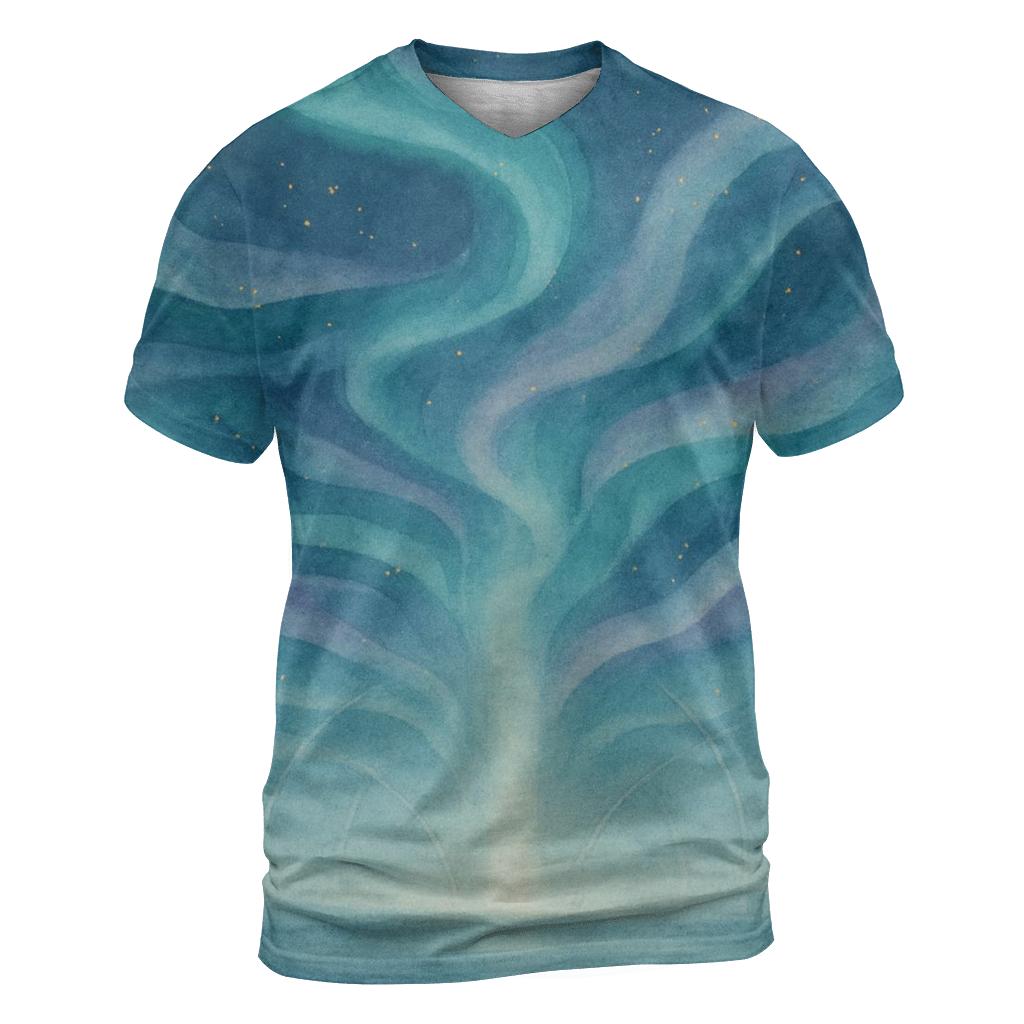 Aurora Of Stillness unique graphic print tees