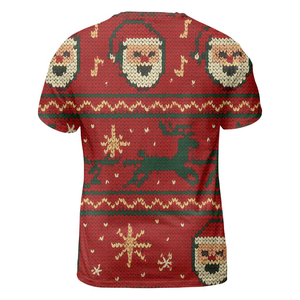 Cosmic Caroler Bandwork Design trendy printed shirt styles
