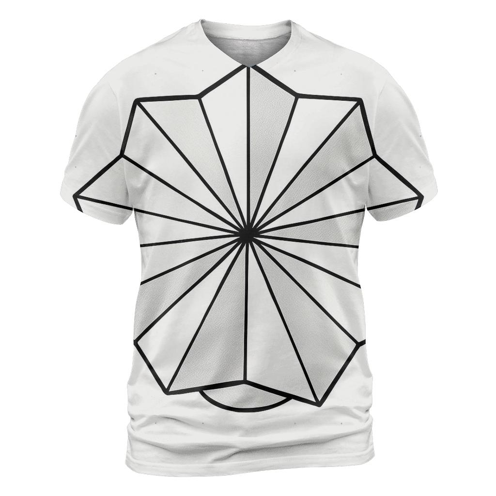 Filter Fold Geometry trendy printed shirt styles