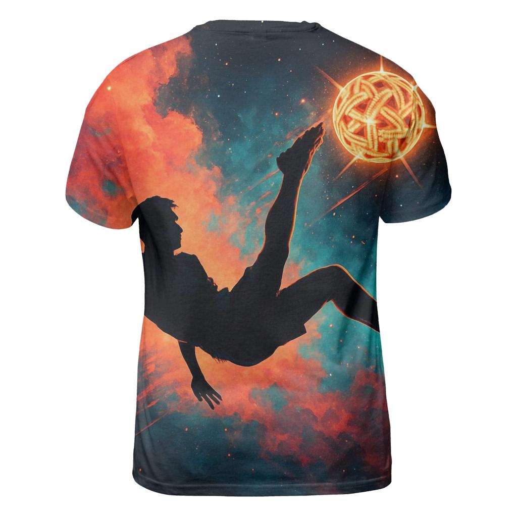 Sepak Takraw Nebula Kick trendy printed shirt styles