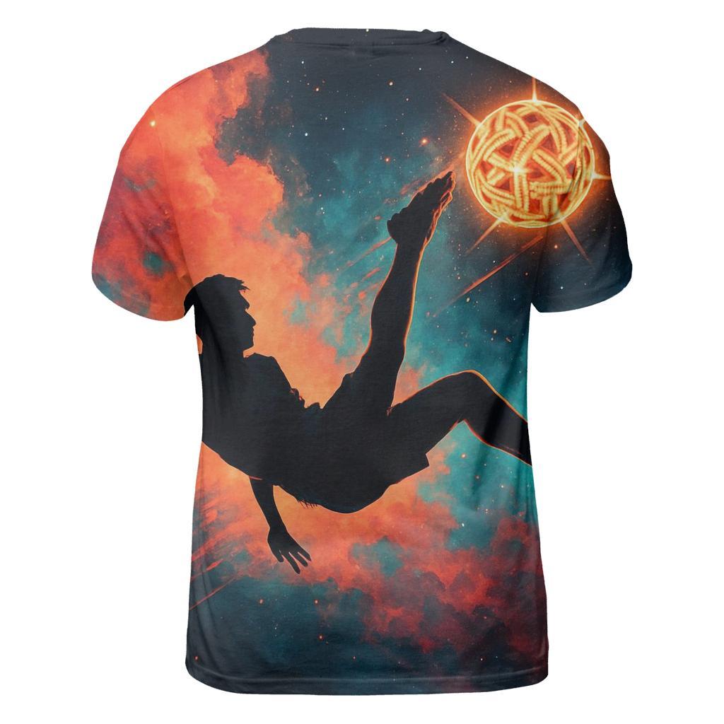 Sepak Takraw Nebula Kick trendy printed shirt styles