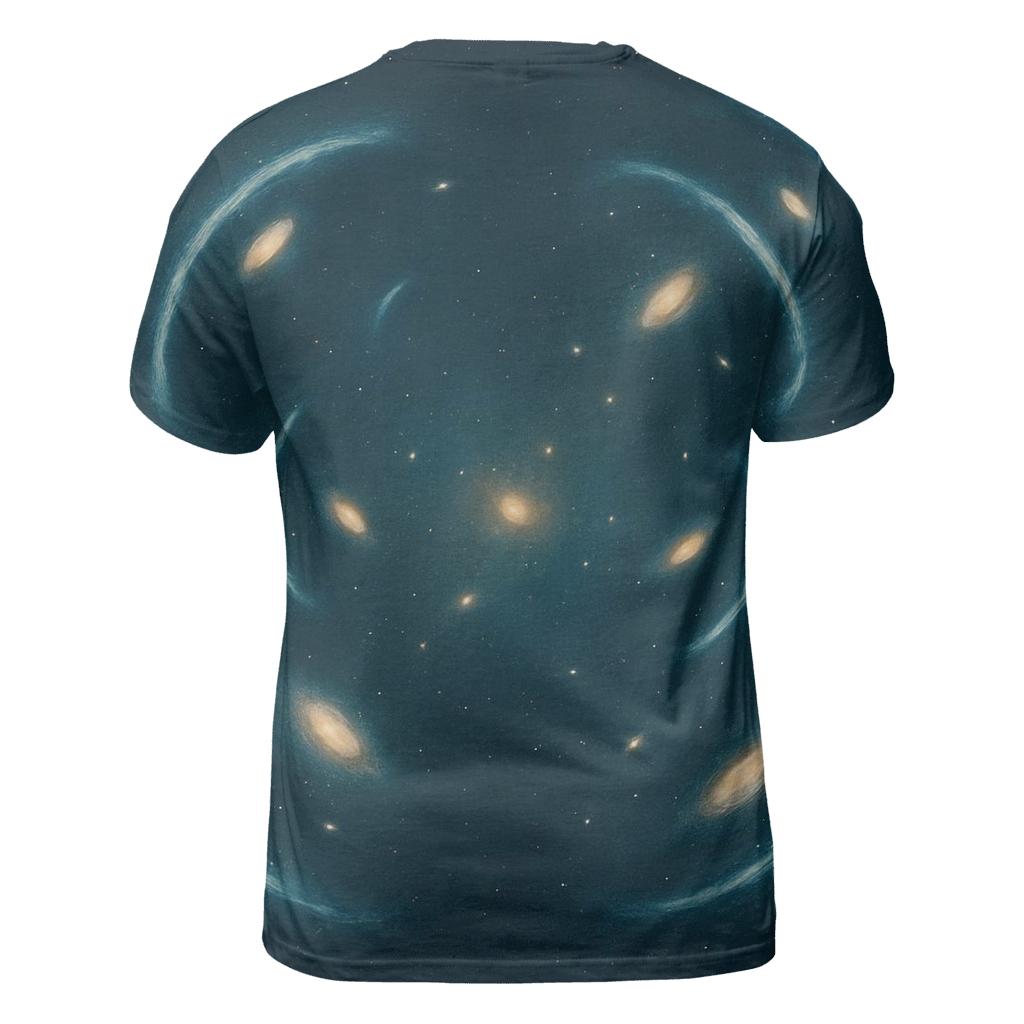 Gravitational Lens Arc Constellation custom all-over print shirts
