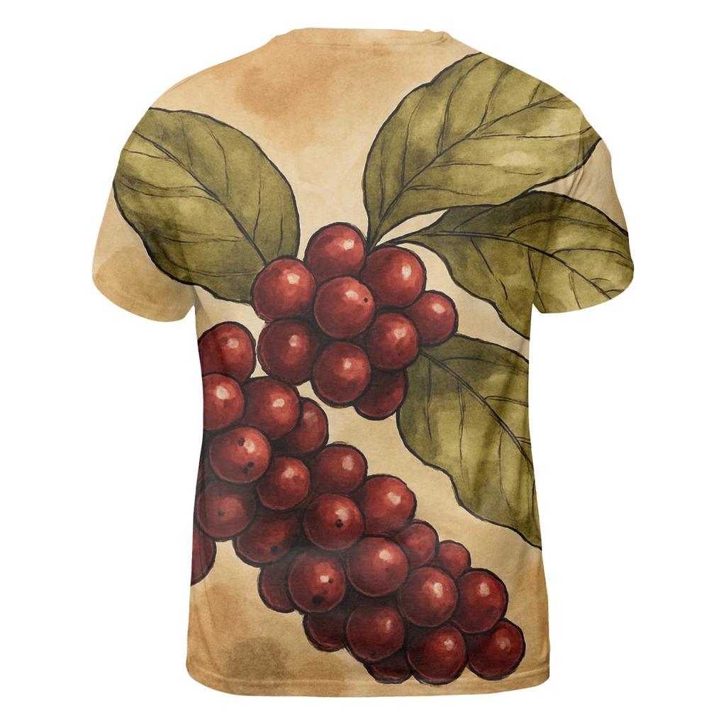 Cherry Branch Gloss vibrant all-over design tees