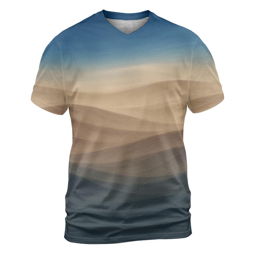 Cobalt Sandstorm Haze vibrant all-over design tees